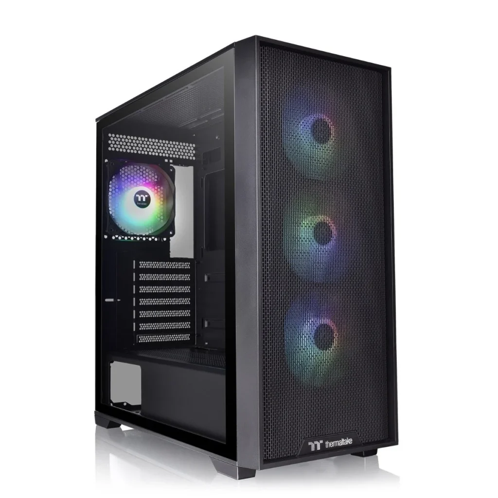 Kit Gabinete Thermaltake H390 Black 4 Fan ARGB incluye Fuente 750W