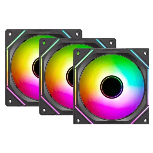 Kit x3 Cooler Fan Formula V Air Bridge Black ARGB