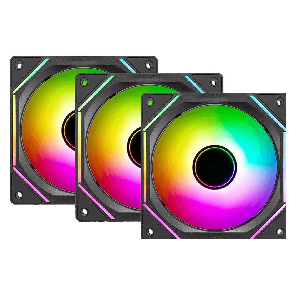 KIT X3 COOLER FAN FORMULA V AIR BRIDGE BLACK ARGB