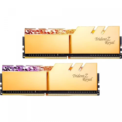 Memoria G.Skill DDR4 16GB (2x8) 3600MHz Trident Z Royal RGB Gold