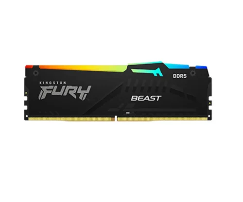 Memoria Kingston DDR5 16GB 6000MHz Fury Beast Black RGB