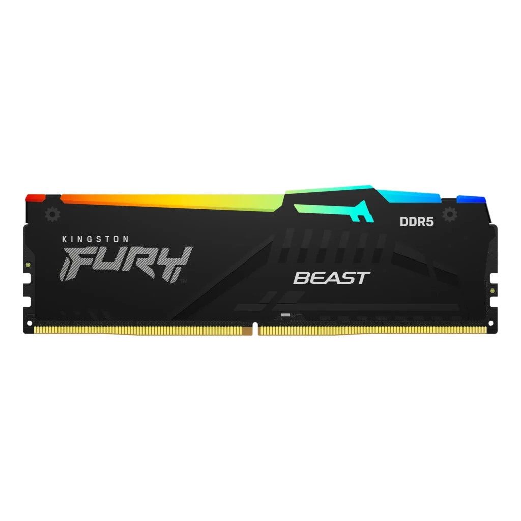 Memoria Kingston DDR5 16GB 6400MHz Fury Beast RGB
