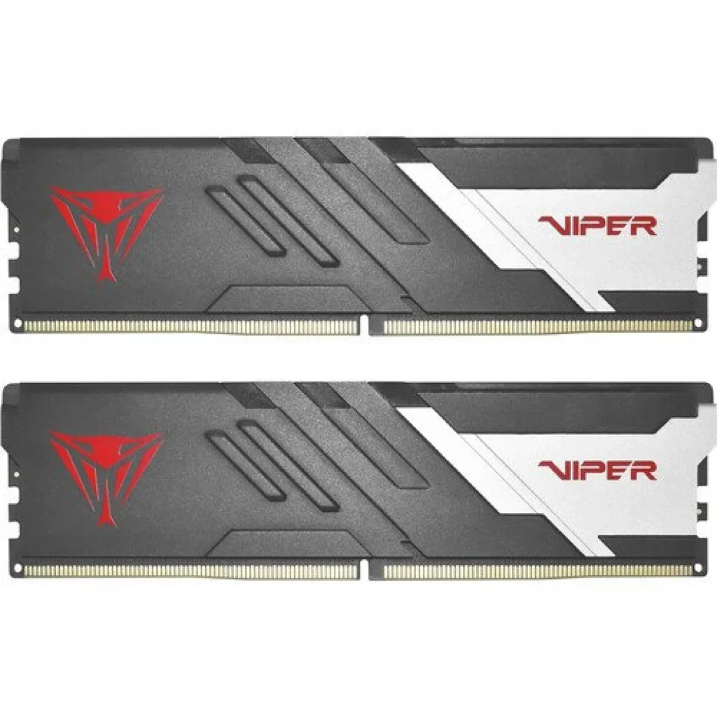 Memoria Patriot DDR5 32GB (2x16) 6400MHz Viper Venom Black Silver CL32