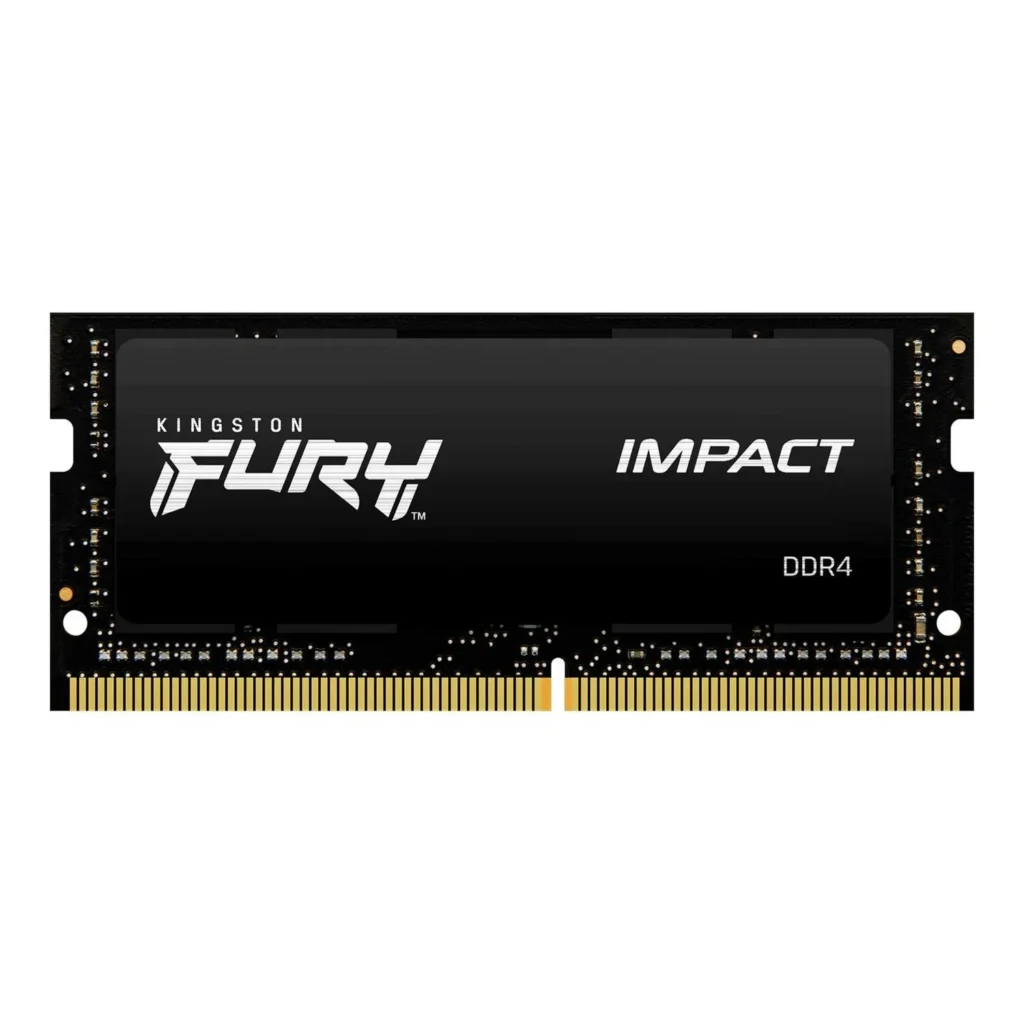 Memoria SODIMM Kingston DDR4 16GB 3200MHz Fury Impact Negra