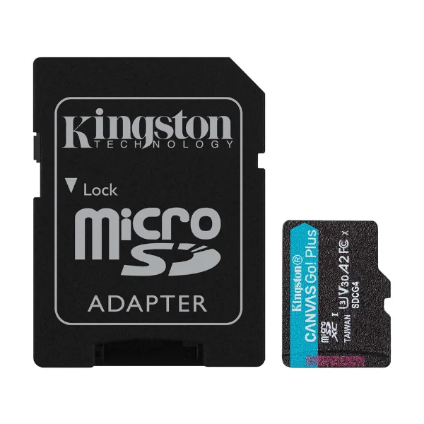 MICRO SD KINGSTON 256GB C/ADAP CANVAS GO! PLUS GEN4 4K CAMARA DRONES
