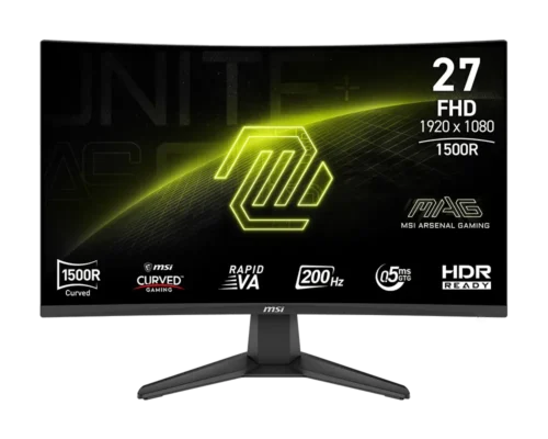 Monitor Gamer MSI 27 200Hz 0.5ms VA Curvo MAG 276CF E20