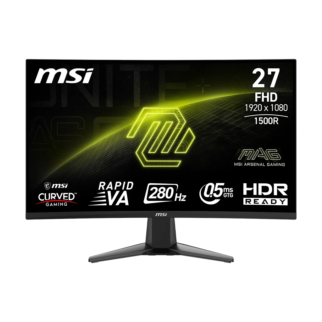 MONITOR GAMER MSI 27 280HZ 0.5MS CURVO MAG 276CXF