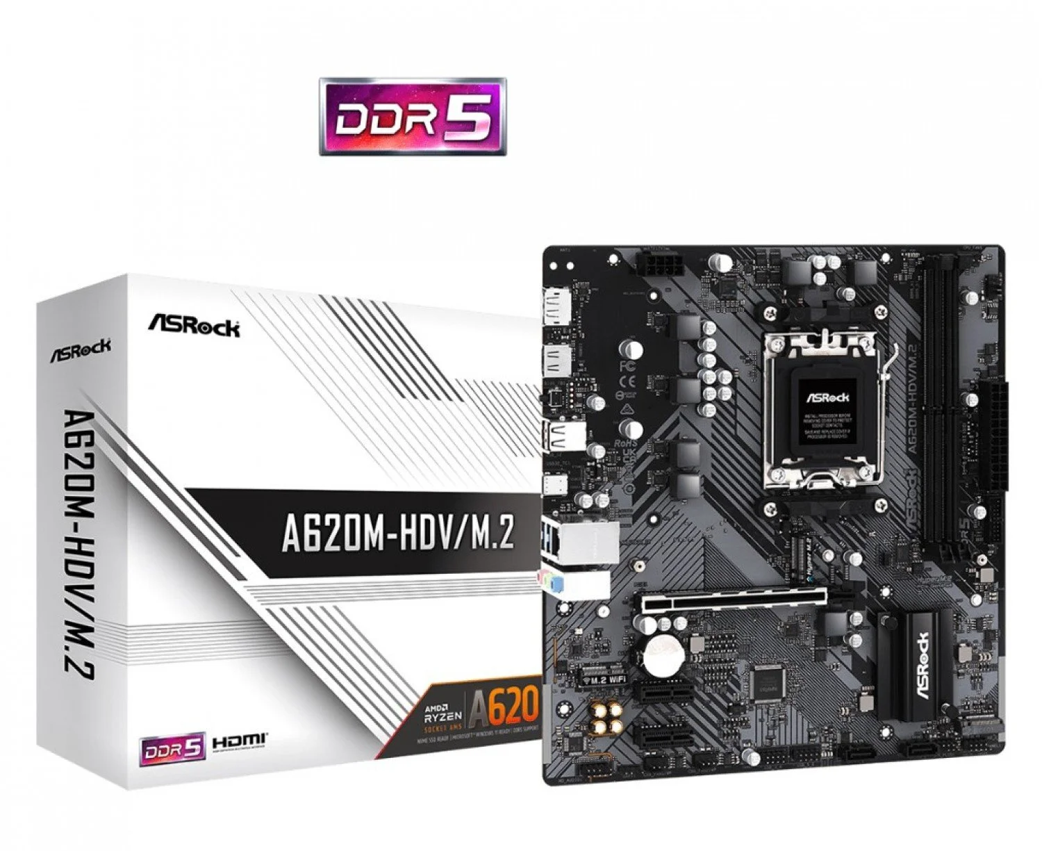MOTHER ASROCK A620M-HDV/M.2 AM5
