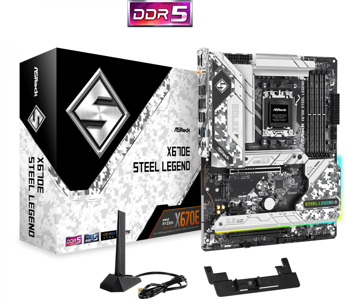 MOTHER ASROCK X670E STEEL LEGEND AM5
