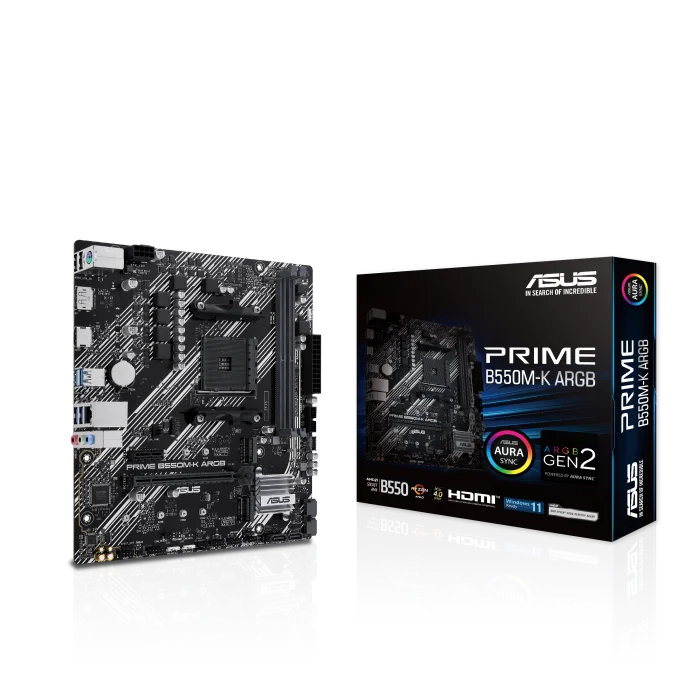 MOTHER ASUS PRIME B550M-K ARGB AM4