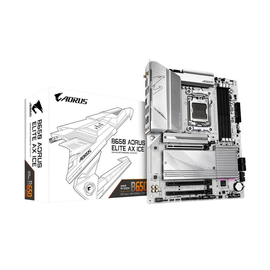 MOTHER GIGABYTE B650 AORUS ELITE AX ICE DDR5 AM5