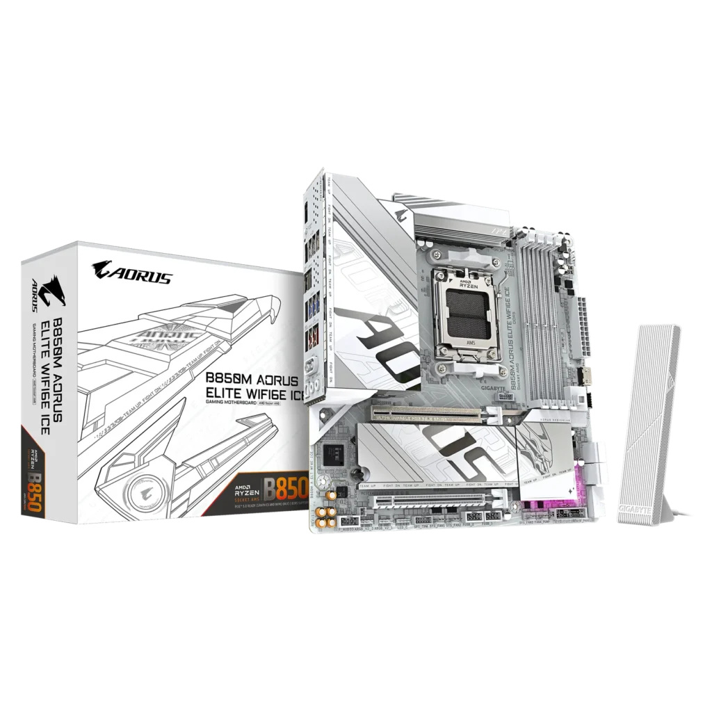 Mother Gigabyte B850M Aorus Elite WIFI6E ICE AM5