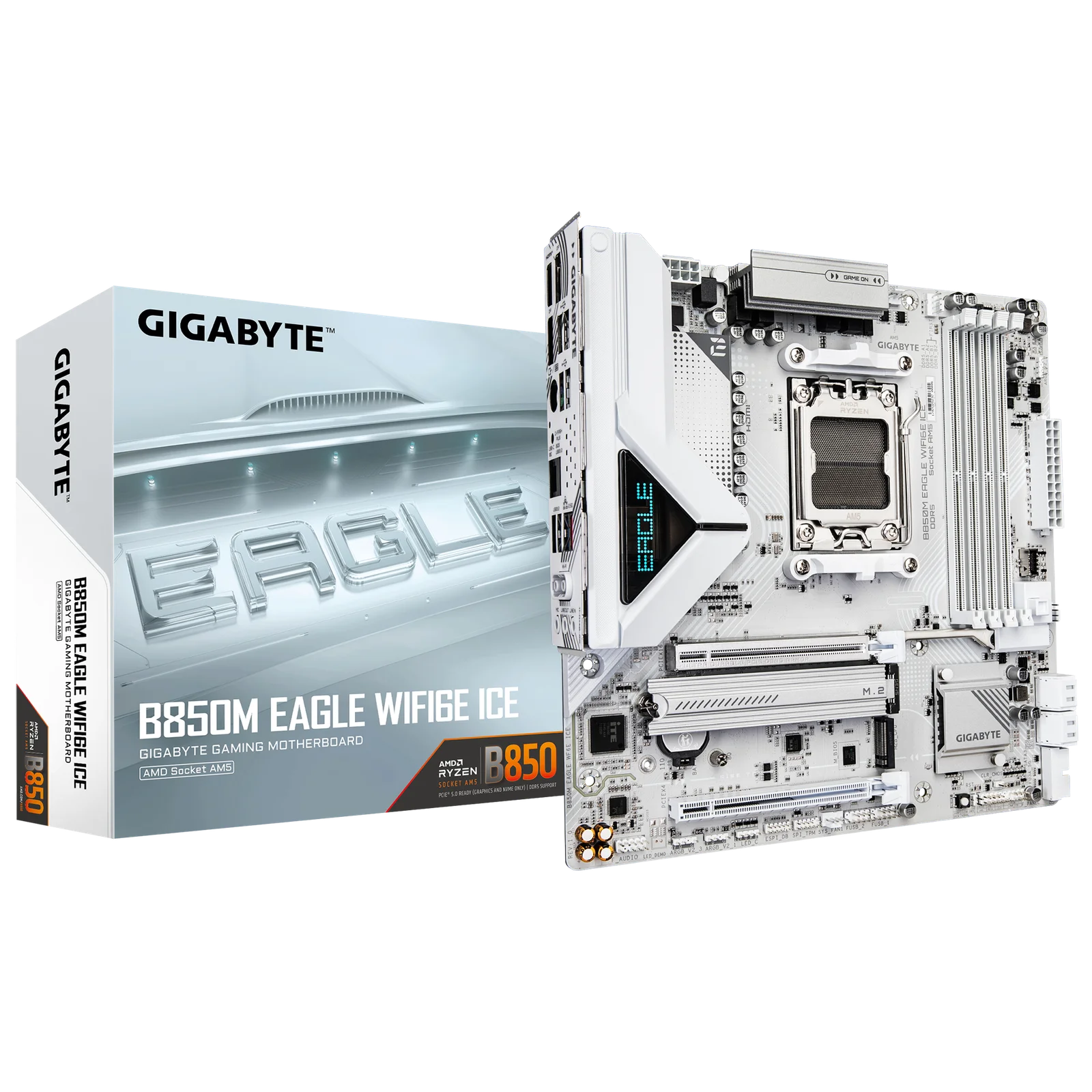 MOTHER GIGABYTE B850M EAGLE WIFI6E ICE AM5