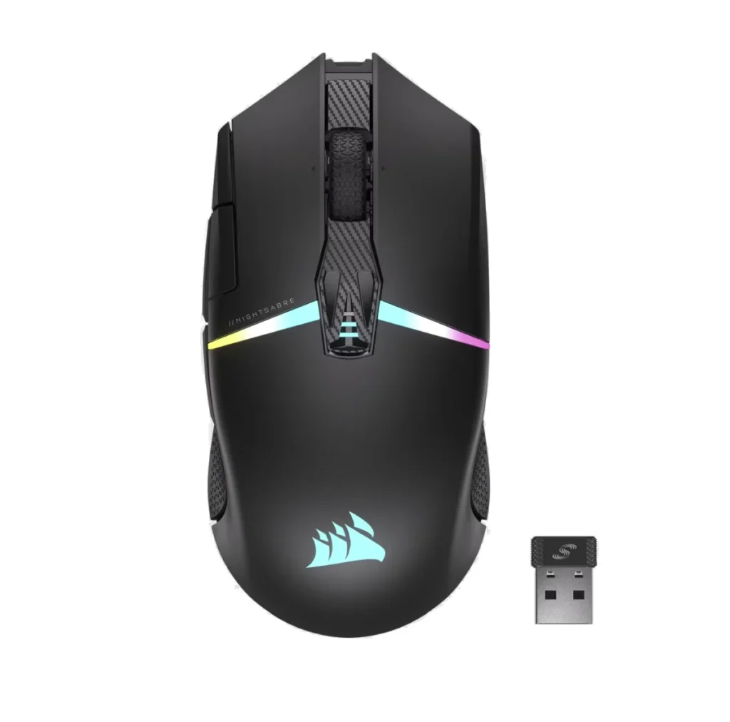 Mouse Corsair Nightsabre Wireless RGB 11 botones