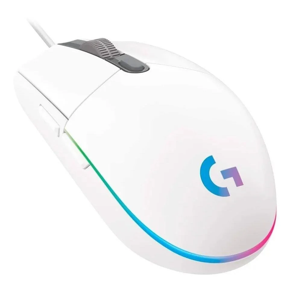 MOUSE GAMER LOGITECH G203 LIGHTSYNC WHITE