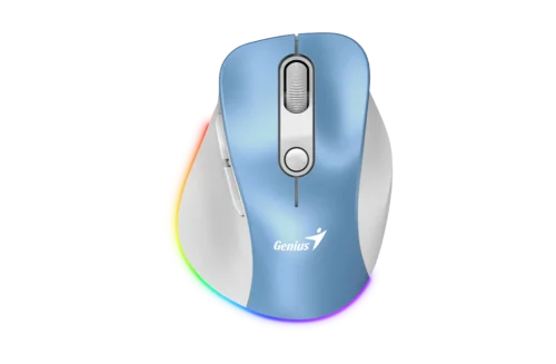 Mouse Genius RS2 Ergo 9000S Pro Light Blue