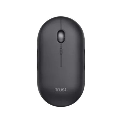 Mouse Trust Puck Wireless Recargable Negro