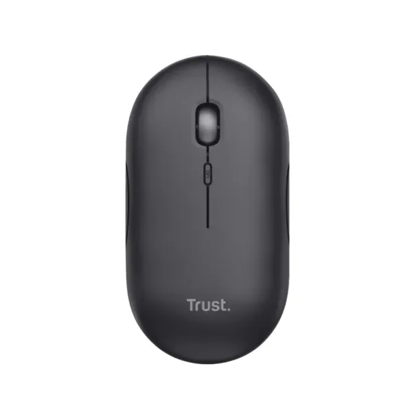 Mouse Trust Puck Wireless Recargable Negro