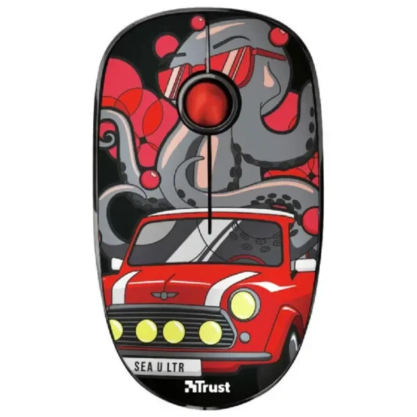 MOUSE TRUST SKETCH SILENT WIRELESS RED