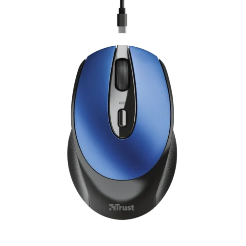 Mouse Trust Zaya Wireless Recargable Azul