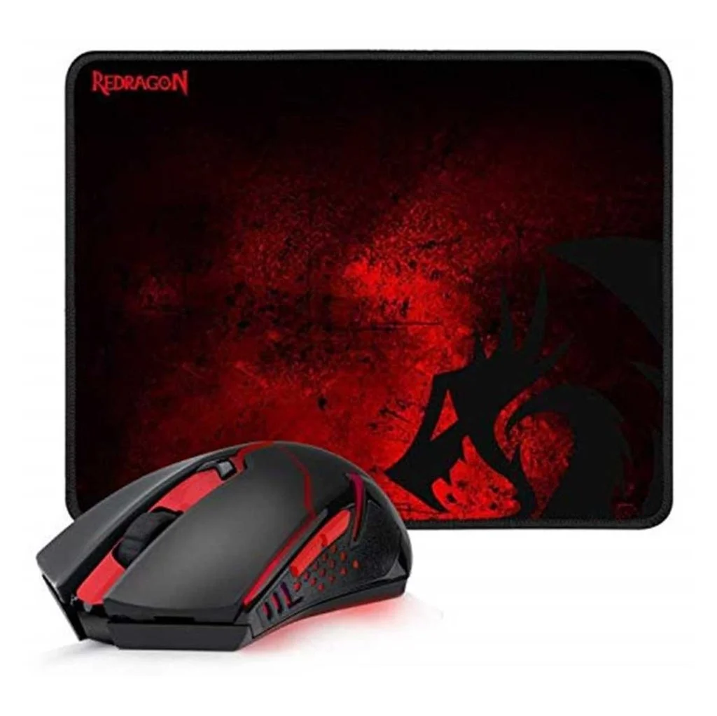 Mouse y Pad Redragon M601WL-BA