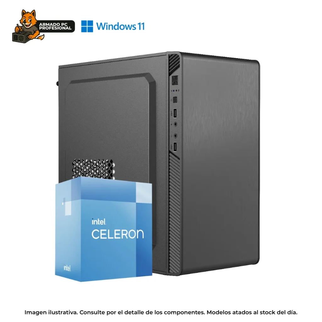 PC Home Office Celeron G5925 | 8GB RAM | 240GB SSD | WIN11 | Gama Entrada