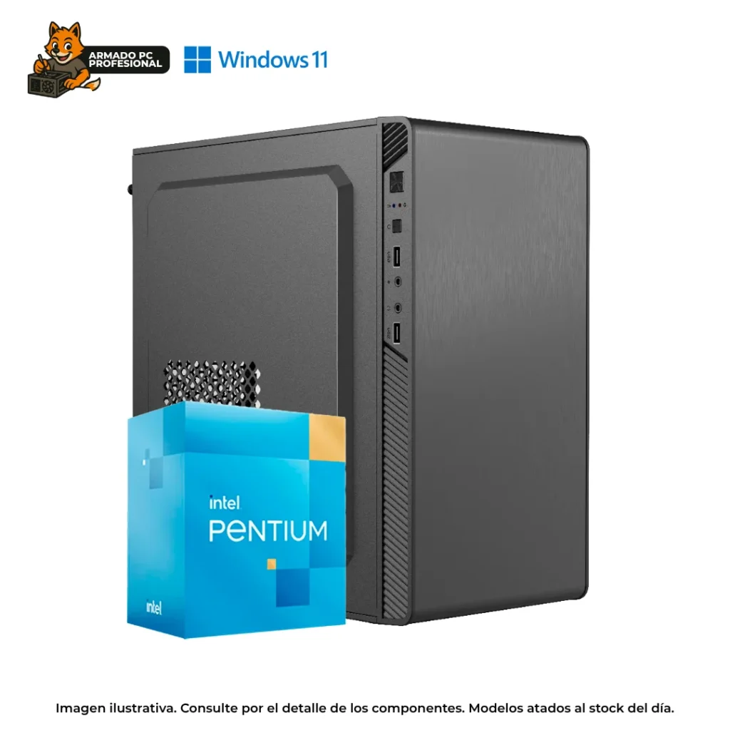 PC Home Office Pentium G6405 | 8GB RAM | 1TB SSD | WIN11 | Gama Entrada