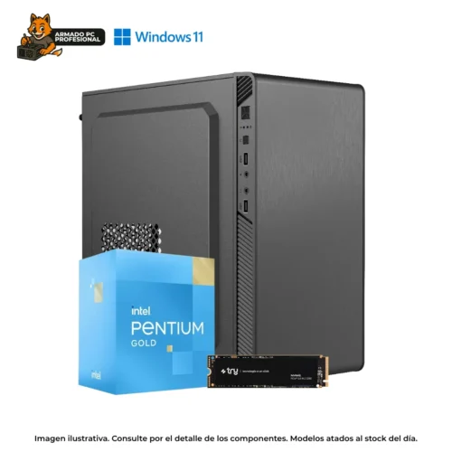 PC Home Office Pentium G7400 | 8GB RAM | 500GB NVMe | WIN11 | Gama Entrada