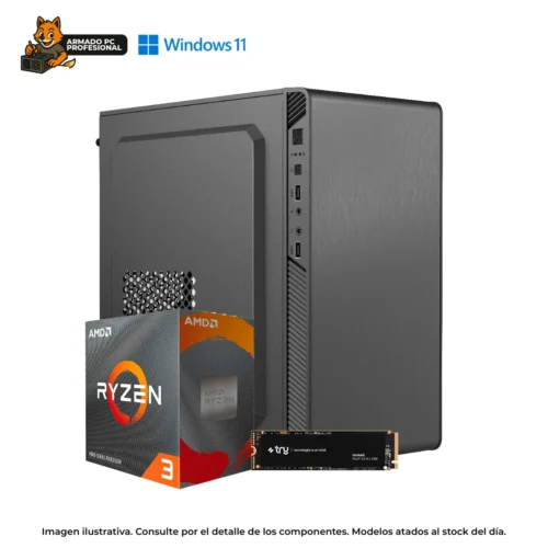 PC RYZEN 3 5300G | 16GB RAM | 500GB NVMe | WIN11 | Gama Media