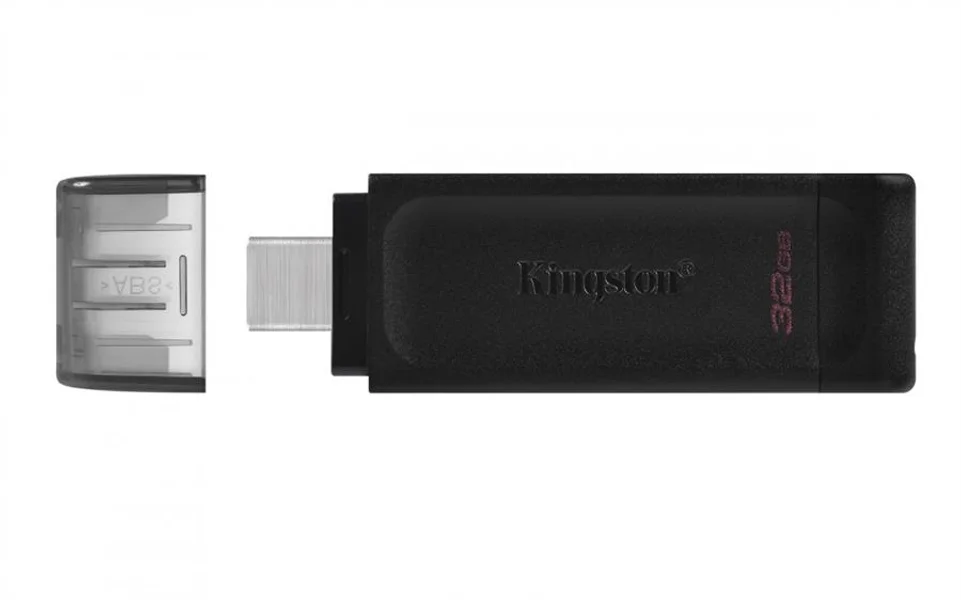 PENDRIVE KINGSTON 64GB DT70 USB-C GEN 1 NEGRO 3.2
