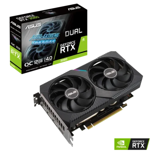 Placa de Video Asus GeForce RTX 3060 12GB GDDR6 Dual OC V2