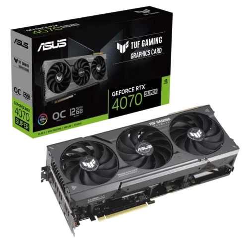 Placa de Video Asus GeForce RTX 4070 Super 12GB GDDR6 TUF Gaming OC