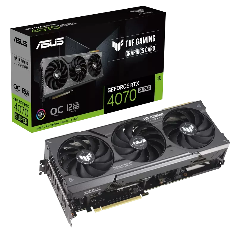 Placa de Video Asus GeForce RTX 4070 Super 12GB GDDR6 TUF Gaming OC
