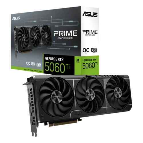 Placa de Video Asus GeForce RTX 5060 Ti 8GB GDDR7 Prime OC
