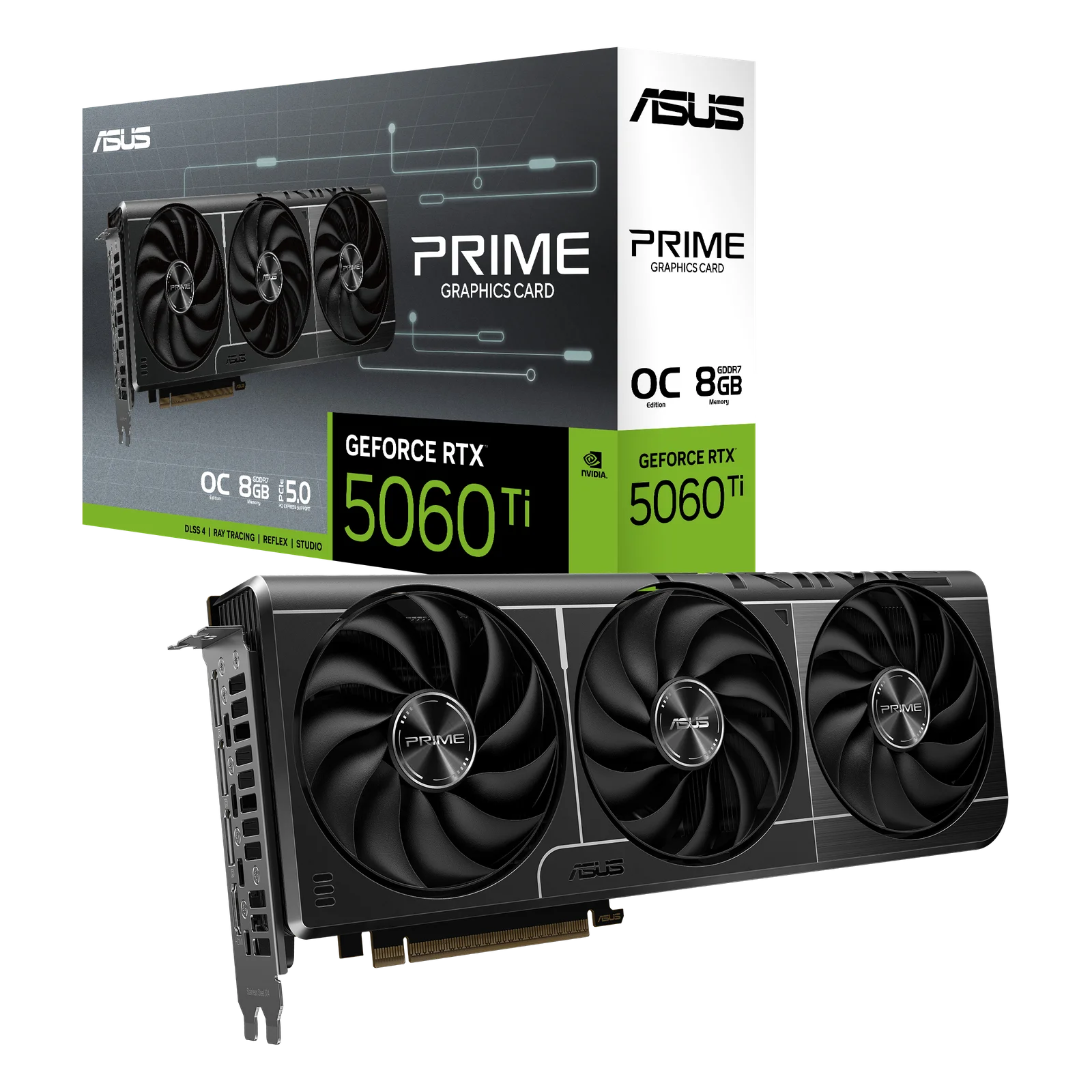 PLACA DE VIDEO ASUS GEFORCE RTX 5060 TI 8GB GDDR7 PRIME OC