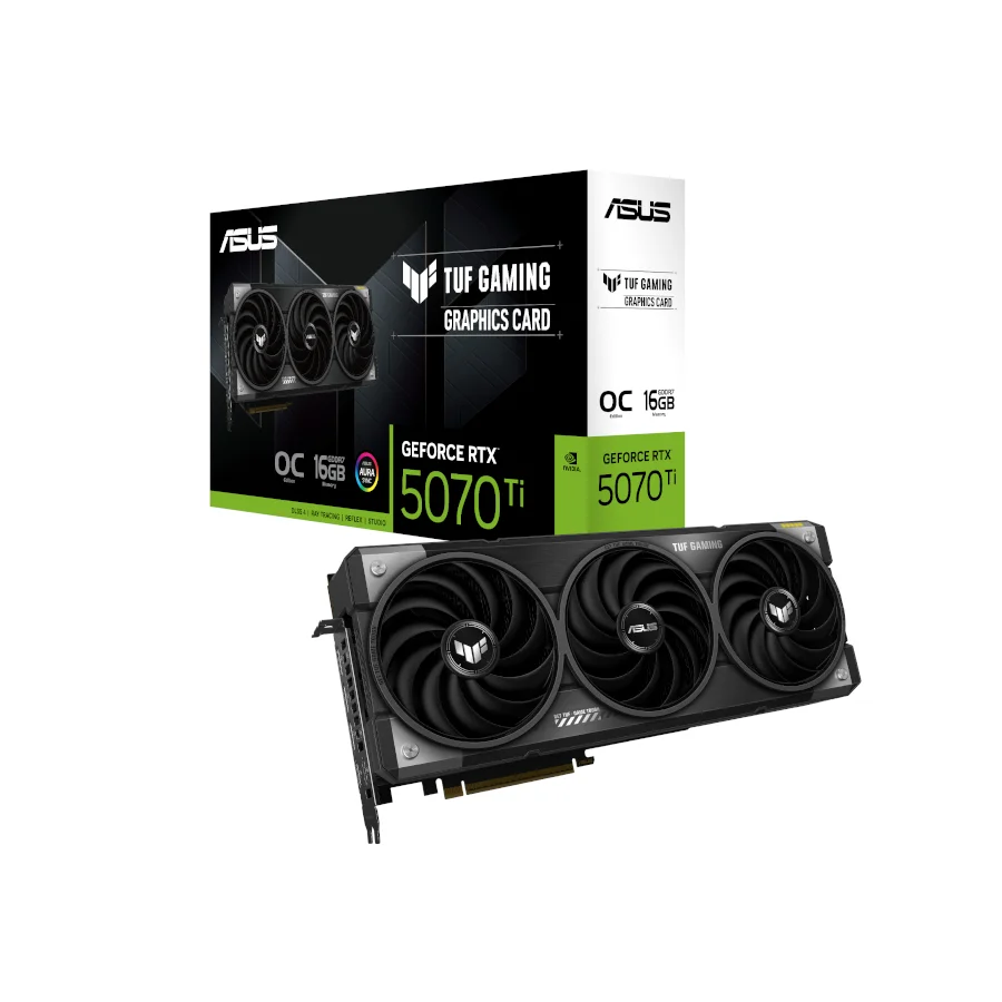 PLACA DE VIDEO ASUS GEFORCE RTX 5070 TI 16GB GDDR7 TUF GAMING OC
