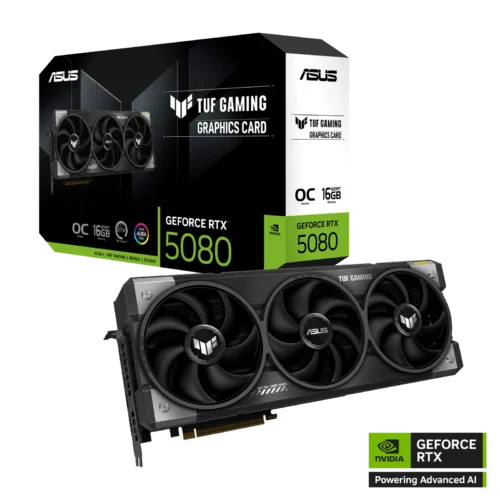 Placa de Video Asus GeForce RTX 5080 16GB GDDR7 TUF Gaming OC