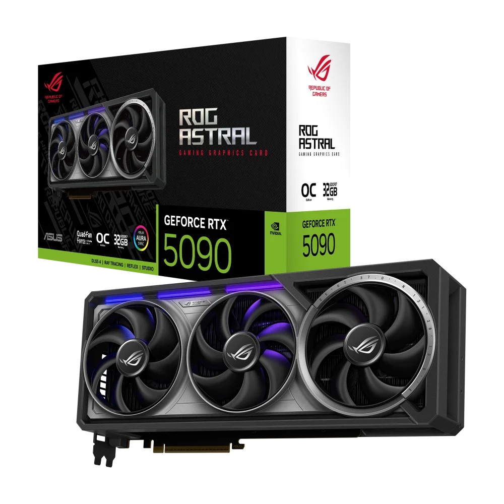 Placa de Video Asus GeForce RTX 5090 32GB GDDR7 ROG Astral OC