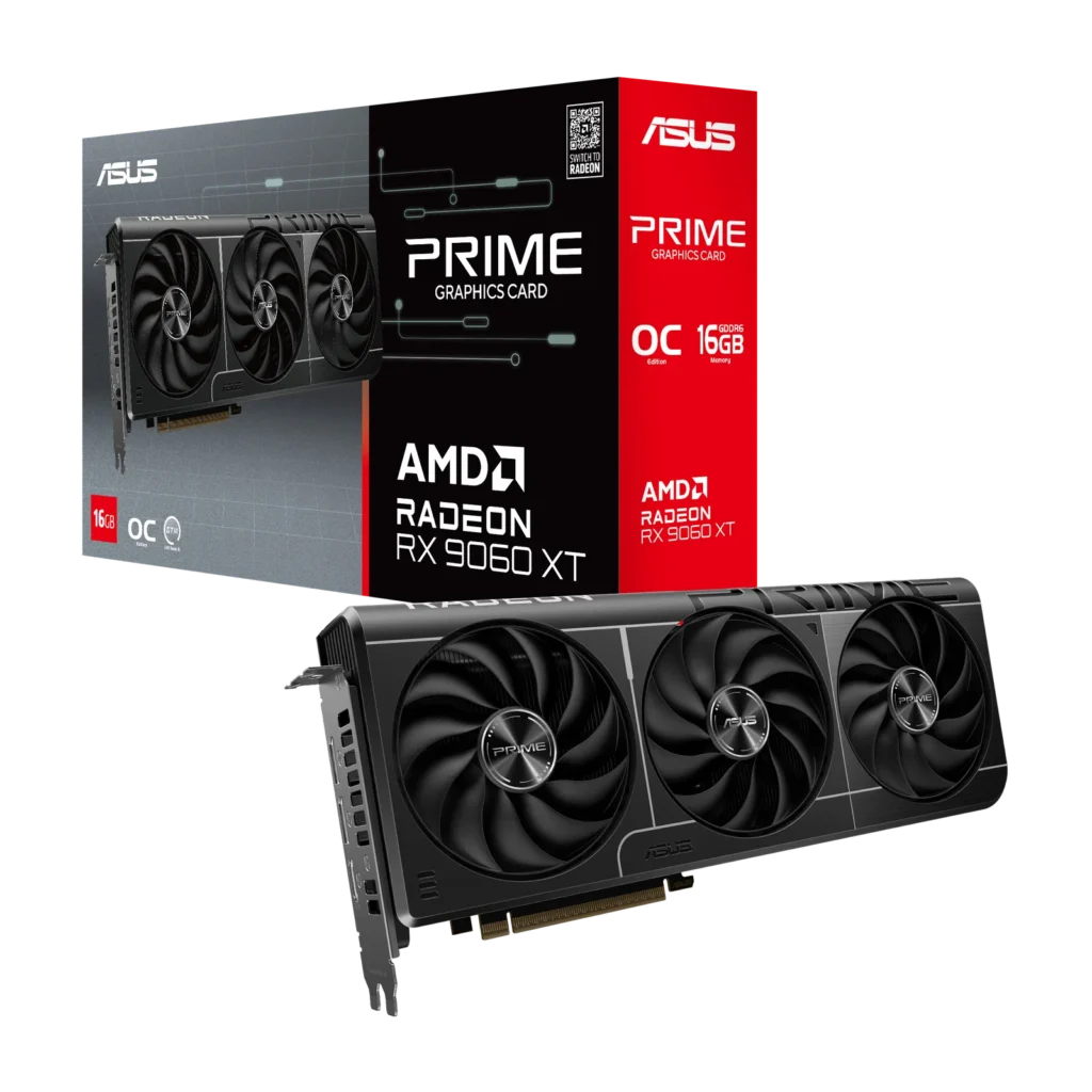 Placa de Video Asus Radeon RX 9060 XT 16GB GDDR6 Prime OC