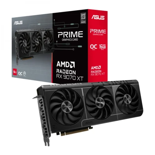 Placa de Video Asus Radeon RX 9070 XT 16GB GDDR6 Prime OC