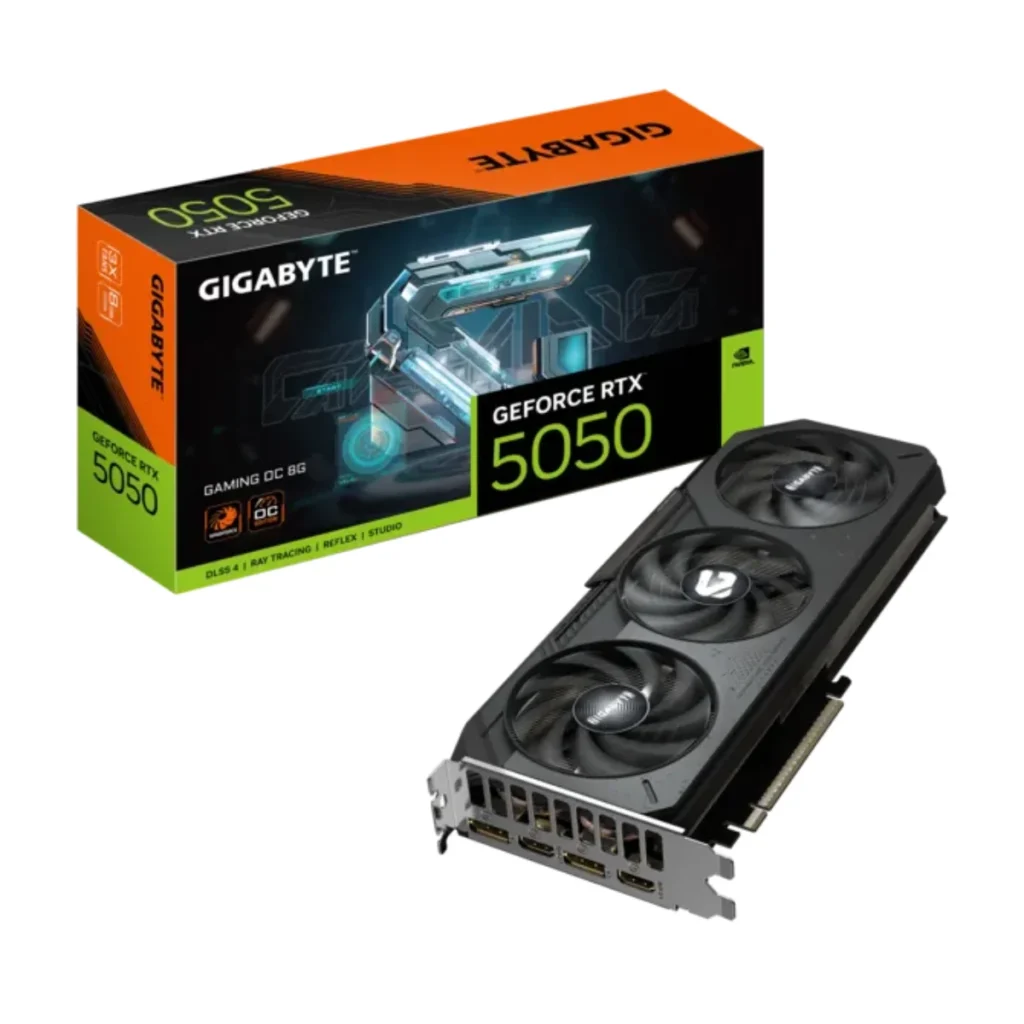 Placa de Video Gigabyte GeForce RTX 5050 8GB GDDR6 Gaming OC