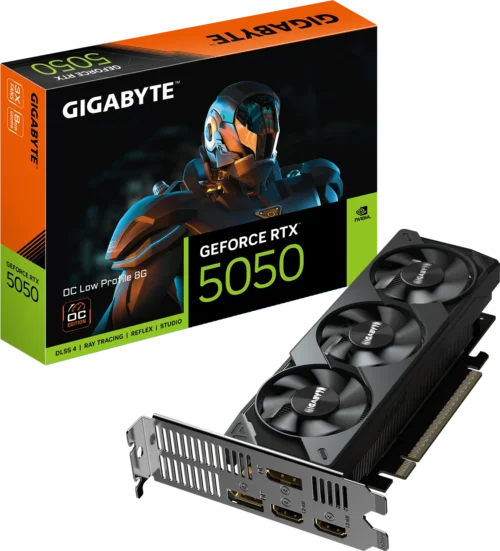 Placa de Video Gigabyte GeForce RTX 5050 8GB GDDR6 OC Low Profile