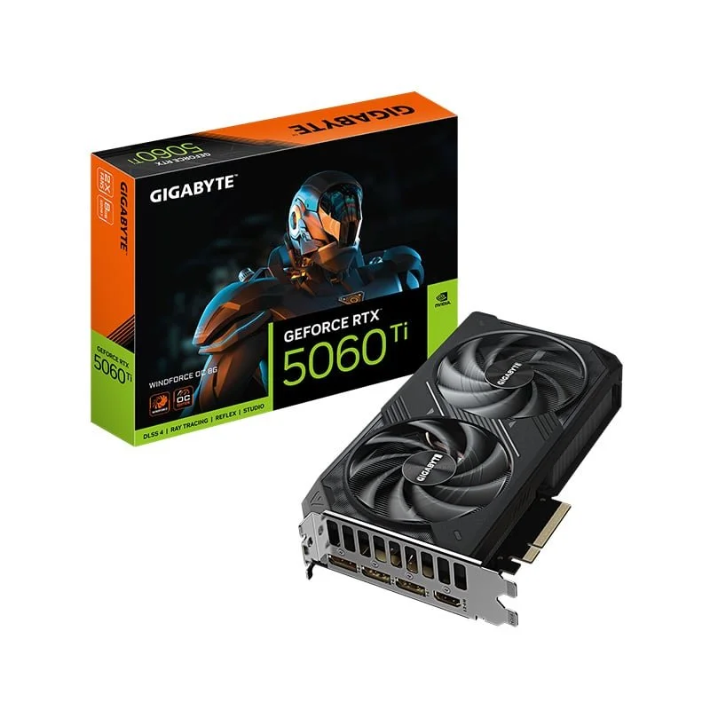 PLACA DE VIDEO GIGABYTE GEFORCE RTX 5060 TI 8GB GDDR7 WINDFORCE OC