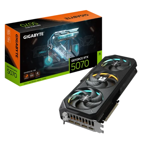 Placa de Video Gigabyte GeForce RTX 5070 12GB GDDR7 Gaming OC