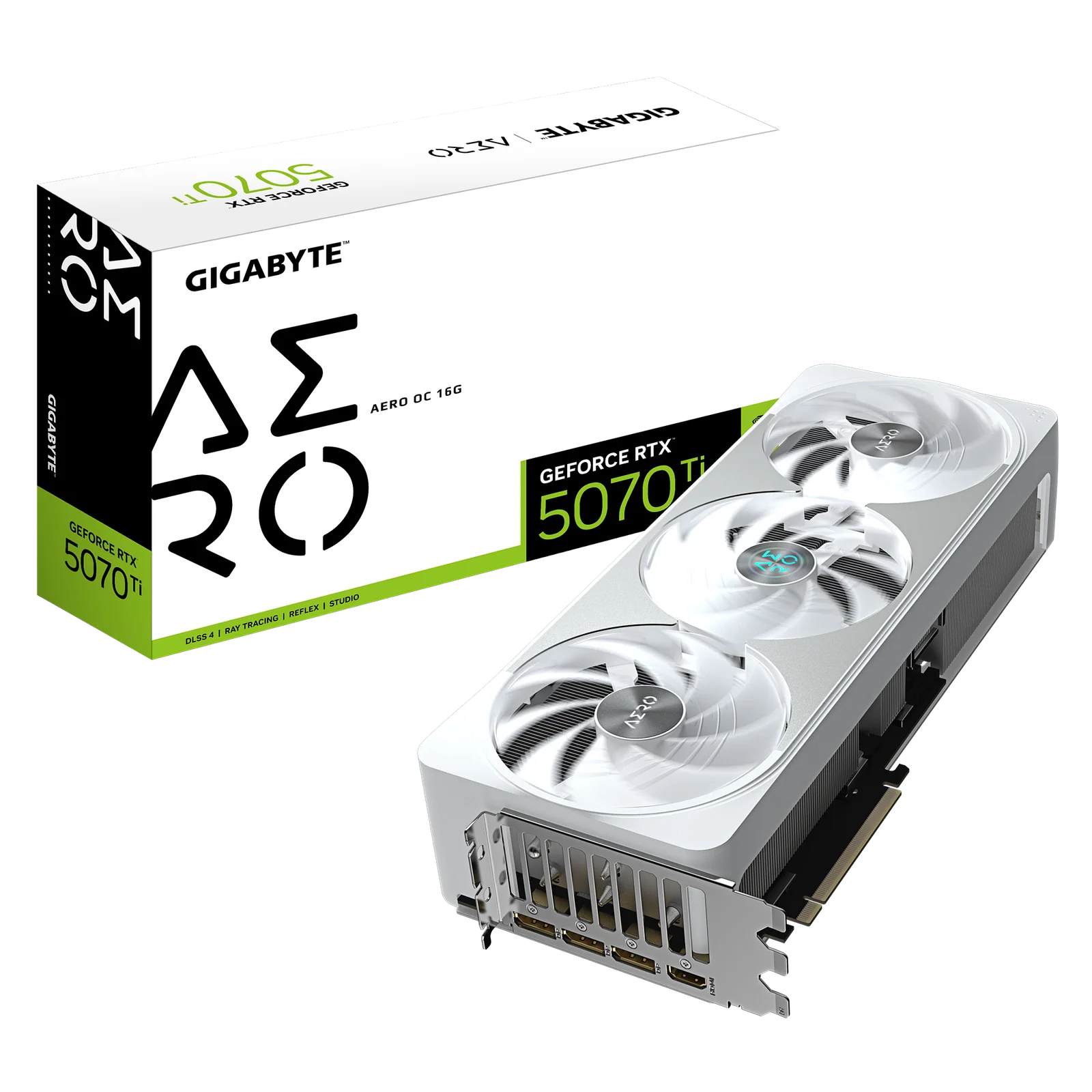 PLACA DE VIDEO GIGABYTE GEFORCE RTX 5070 TI 16GB GDDR7 AERO OC