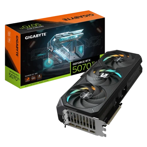 Placa de Video Gigabyte GeForce RTX 5070 Ti 16GB GDDR7 Gaming OC