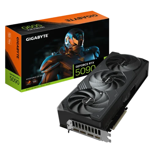 Placa de Video Gigabyte GeForce RTX 5090 32GB GDDR7 Windforce OC