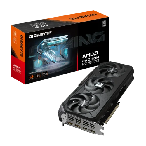 Placa de Video Gigabyte Radeon RX 9070 16GB GDDR6 Gaming OC