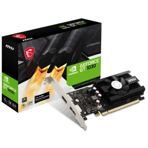 Placa de Video MSI GeForce GT 1030 4GB DDR4 LP OC