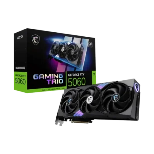 Placa de Video MSI GeForce RTX 5060 8GB GDDR7 Gaming Trio OC